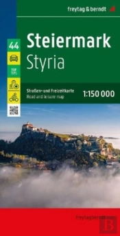 Styria Road And Leisure Map 1:150,000