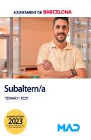 Subaltern/A De Lïajuntament De Barcelona. Temari I Test
