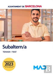 Subaltern/A De Lïajuntament De Barcelona. Temari I Test