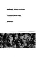 Subalternity And Representation