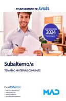Subalterno/A Ayuntamiento Aviles Temario Materias Co