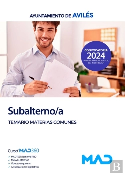 Bertrand.pt - Subalterno/A Ayuntamiento Aviles Temario Materias Co