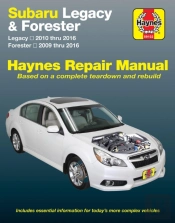 Subaru Legacy (10-16) & Forester (09-16) Haynes Repair Manual (Usa)
