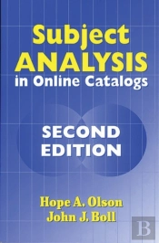 Subject Analysis In Online Catalogs, 2nd Edition