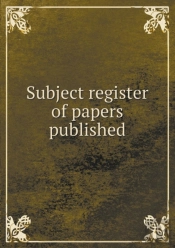 Subject Register Of Papers Published
