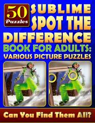Sublime Spot The Difference Book For Adults