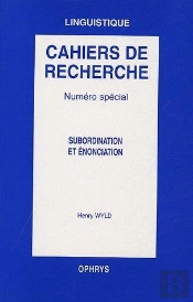 Subordination Et Enonciation