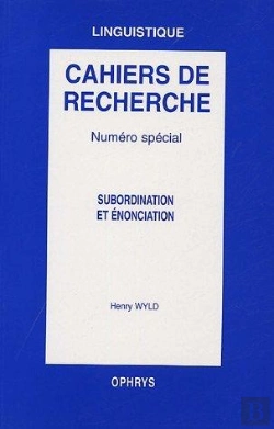 Bertrand.pt - Subordination Et Enonciation
