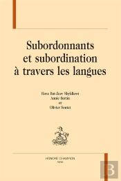 Subordonnants Et Subordination A Travers Les Langues