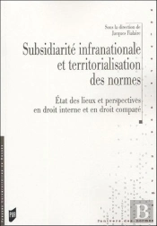 Subsidiarité Infranationale Et Territorialisation Des Normes ; État Des Lieux Et Perspectives En Droit Interne Et En Droit Comparé