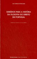 Subsídios para a História da Filosofia do Direito em Portugal