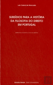 Subsídios para a História da Filosofia do Direito em Portugal