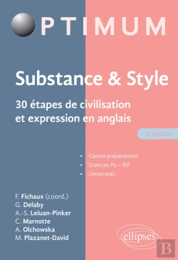 Bertrand.pt - Substance & Style. 30 Étapes De Civilisation Et Expression En Anglais - 2e Édition