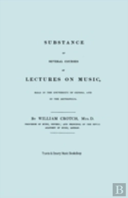 Bertrand.pt - Substance Of Several Courses Of Lectures On Music. (Facsimile Of 1831 Edition).
