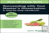 Succeeding With Your Master'S Dissertation: A Step-By-Step Handbook