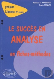 Succès En Analyse En Fiches-Méthodes (Le) - 2e Année