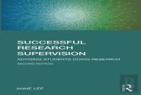 Successful Research Supervision