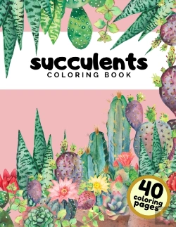Bertrand.pt - Succulents Coloring Book