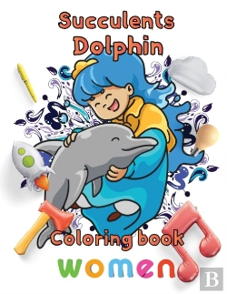 Bertrand.pt - Succulents Dolphin Coloring Book  Women