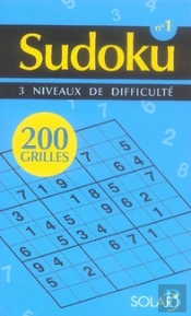 Sudoku ; 200 Grilles ; 3 Niveaux De Difficultes
