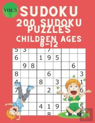 Sudoku 200 Sudoku Puzzles Children Ages 8-12