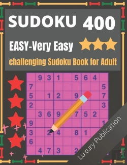 Bertrand.pt - Sudoku 400 Easy-Very Easy Challenging Book For Adult Luxury Publication