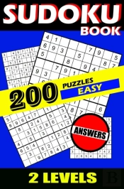 Sudoku Book, 200 Puzzles, Easy, 2 Levels, Answers
