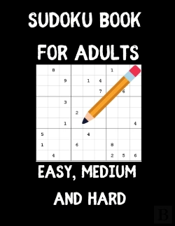 Bertrand.pt - Sudoku Book For Adults  Easy, Medium And Hard