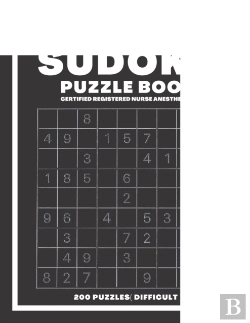 Bertrand.pt - Sudoku Book For Certified Registered Nurse Anesthetist Difficult