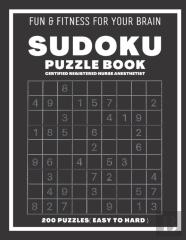 Sudoku Book For Certified Registered Nurse Anesthetist Easy To Hard
