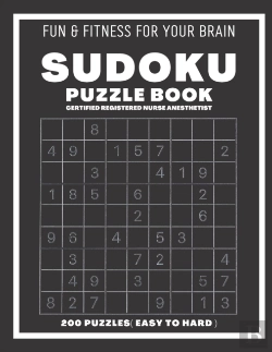 Bertrand.pt - Sudoku Book For Certified Registered Nurse Anesthetist Easy To Hard
