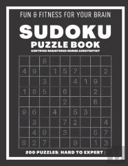 Sudoku Book For Certified Registered Nurse Anesthetist Hard To Expert