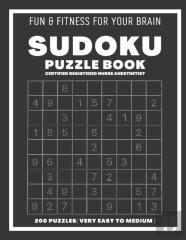 Sudoku Book For Certified Registered Nurse Anesthetist Very Easy To Medium