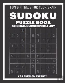 Bertrand.pt - Sudoku Book For Clinical Nurse Specialist Expert
