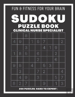 Bertrand.pt - Sudoku Book For Clinical Nurse Specialist Hard To Expert