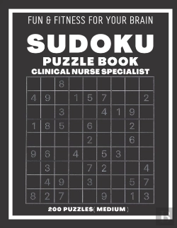 Bertrand.pt - Sudoku Book For Clinical Nurse Specialist Medium