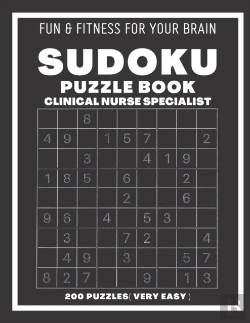 Bertrand.pt - Sudoku Book For Clinical Nurse Specialist Very Easy