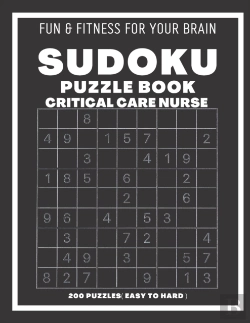 Bertrand.pt - Sudoku Book For Critical Care Nurse Easy To Hard