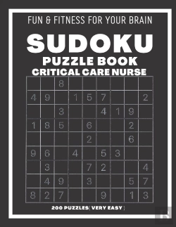 Bertrand.pt - Sudoku Book For Critical Care Nurse Very Easy