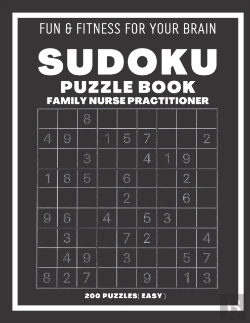 Bertrand.pt - Sudoku Book For Family Nurse Practitioner Easy
