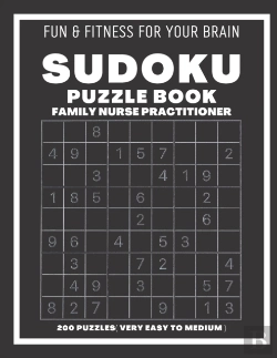 Bertrand.pt - Sudoku Book For Family Nurse Practitioner Very Easy To Medium