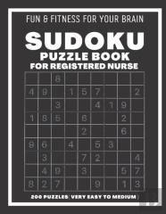 Sudoku Book For Registered Nurse Very Easy To Medium