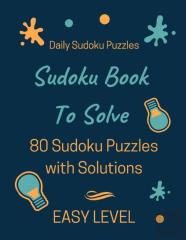 Sudoku Book To Solve
