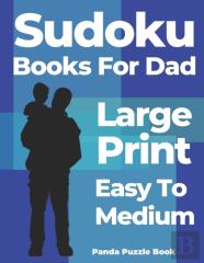 Sudoku Books For Dad Large Print Easy To Medium