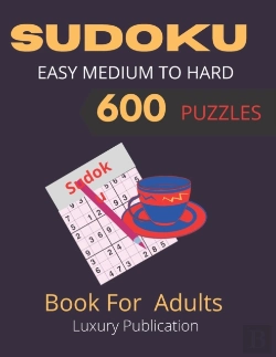 Bertrand.pt - Sudoku   Easy Medium To Hard 600 Puzzles Book For Adults Luxury Publication