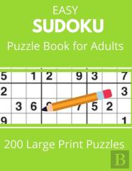Sudoku Easy Puzzle Book For Adults 200 Large Print Puzzles