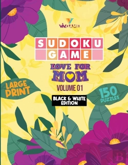 Bertrand.pt - Sudoku Game Love For Mom Volume01 (Black & White Edition)