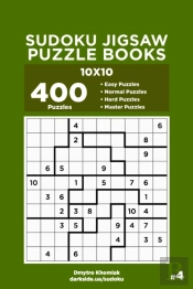 Sudoku Jigsaw Puzzle Books - 400 Easy To Master Puzzles 10x10 (Volume 4)