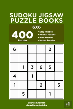 Bertrand.pt - Sudoku Jigsaw Puzzle Books - 400 Easy To Master Puzzles 6x6 (Volume 1)