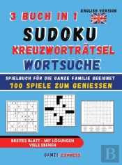Sudoku | Kreuzwortratsel | Wortsuche | 3 Buch In 1